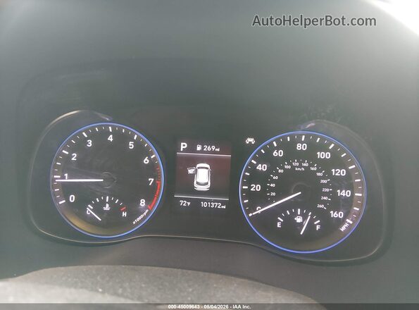 KM8K1CAA8LU464693 2020 HYUNDAI KONA White Հետևի նստատեղերի տեսք