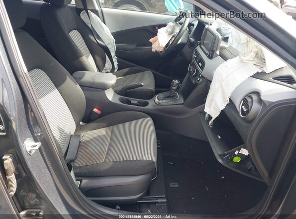 KM8K22AA0KU229498 2019 HYUNDAI KONA Dark Blue წინა სალონის ხედი