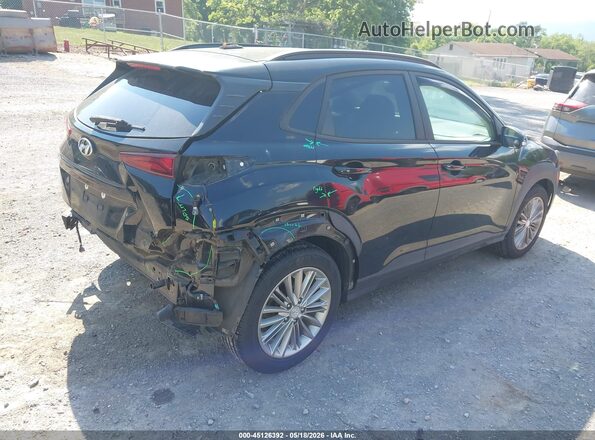 KM8K22AA1LU519752 2020 HYUNDAI KONA Черный Задняя правая четверть