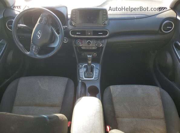 KM8K22AA2MU640243 2021 HYUNDAI KONA Charcoal Vista del salpicadero