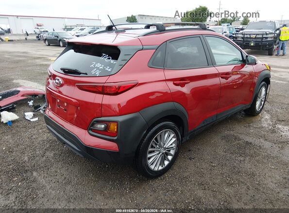 KM8K22AA3MU610278 2021 HYUNDAI KONA Red უკანა მარჯვენა