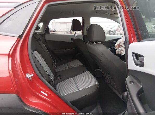 KM8K22AA3MU610278 2021 HYUNDAI KONA Red VIN კოდის სტიკერის ხედი