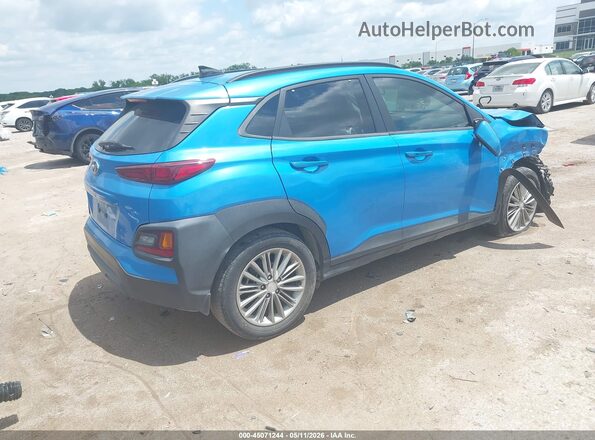 KM8K22AA7MU638360 2021 HYUNDAI KONA Blue უკანა მარჯვენა