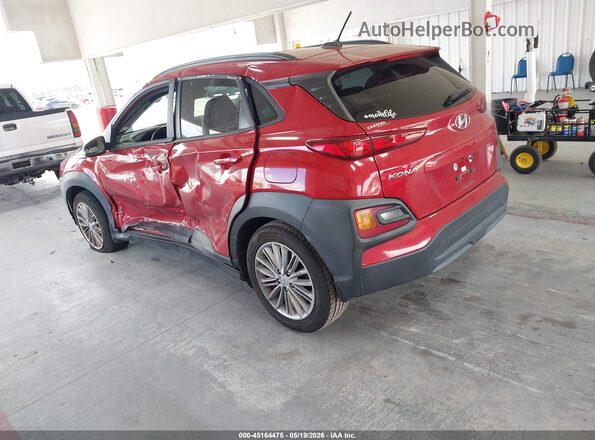 KM8K22AA8MU648380 2021 HYUNDAI KONA Темно-бордовый Задняя левая четверть