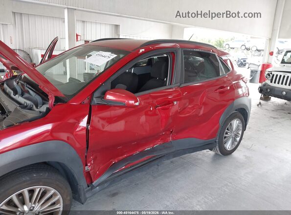 KM8K22AA8MU648380 2021 HYUNDAI KONA Темно-бордовый Вид спереди