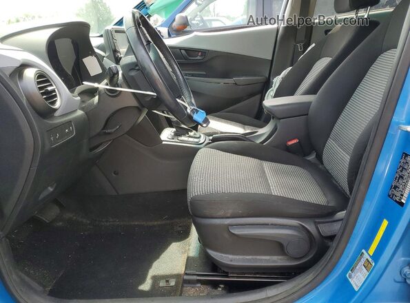 KM8K22AA9LU481283 2020 HYUNDAI KONA Blue Սալոնի դիմացի տեսք