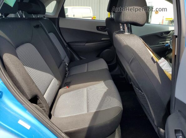 KM8K22AA9LU481283 2020 HYUNDAI KONA Blue Հետևի նստատեղերի տեսք