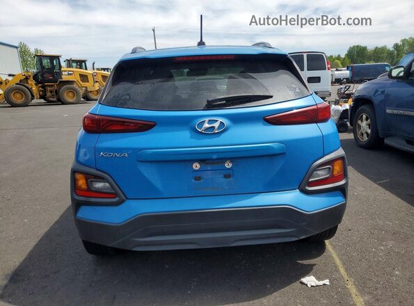 KM8K22AA9LU481283 2020 HYUNDAI KONA Blue Հետևի տեսք