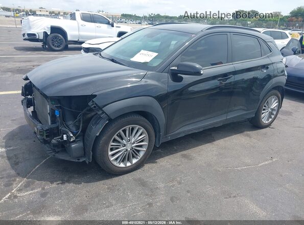 KM8K22AAXMU598940 2021 HYUNDAI KONA Черный Передняя левая четверть