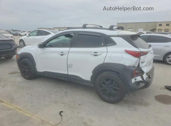 KM8K22AAXMU613775 2021 HYUNDAI KONA White Հետևի ձախ