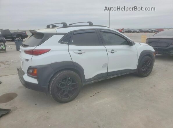 KM8K22AAXMU613775 2021 HYUNDAI KONA White Հետևի աջ
