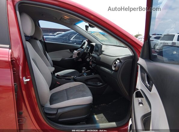 KM8K22AB1NU887814 2022 HYUNDAI KONA Red Front interior view