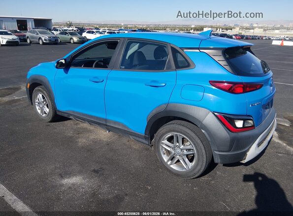KM8K22AB8NU796989 2022 HYUNDAI KONA Light Blue Задняя левая четверть