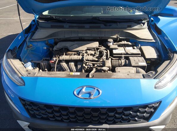 KM8K22AB8NU796989 2022 HYUNDAI KONA Light Blue Вид сзади
