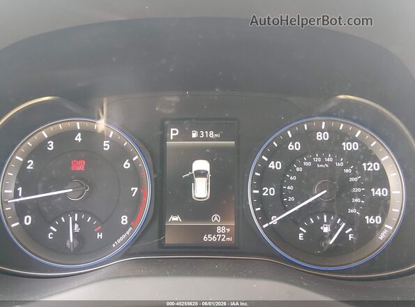 KM8K22AB8NU796989 2022 HYUNDAI KONA Light Blue Вид задних сидений