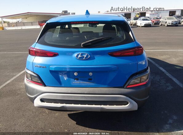 KM8K22AB8NU796989 2022 HYUNDAI KONA Light Blue 