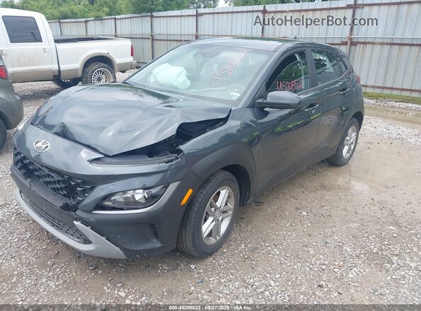 KM8K22AB9NU832401 2022 HYUNDAI KONA Gray წინა მარცხენა ხედი სამი მეოთხედიდან