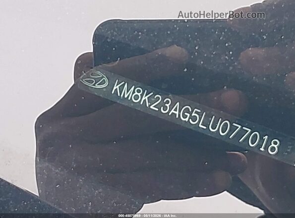 KM8K23AG5LU077018 2020 HYUNDAI KONA ELECTRIC White 