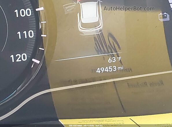 KM8K23AG5LU077018 2020 HYUNDAI KONA ELECTRIC White Հետևի նստատեղերի տեսք