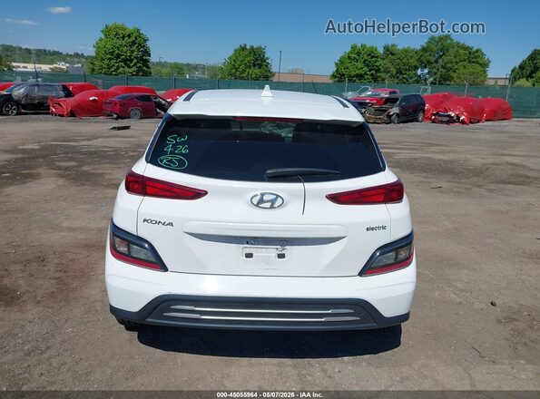 KM8K23AG5PU190876 2023 HYUNDAI KONA ELECTRIC White 