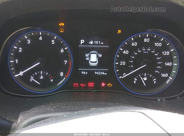 KM8K2CAA0JU154564 2018 HYUNDAI KONA Серый Вид задних сидений