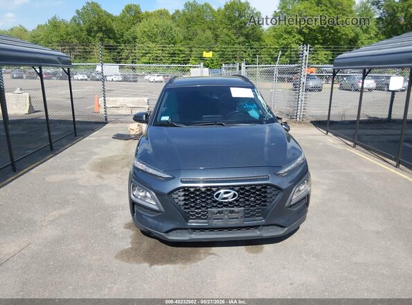 KM8K2CAA0JU154564 2018 HYUNDAI KONA Серый Вид задней части салона
