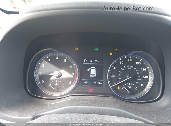 KM8K2CAA0LU461932 2020 HYUNDAI KONA White უკანა სავარძლების ხედი
