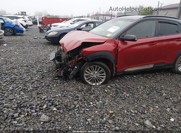 KM8K2CAA2KU348093 2019 HYUNDAI KONA Red Widok z przodu