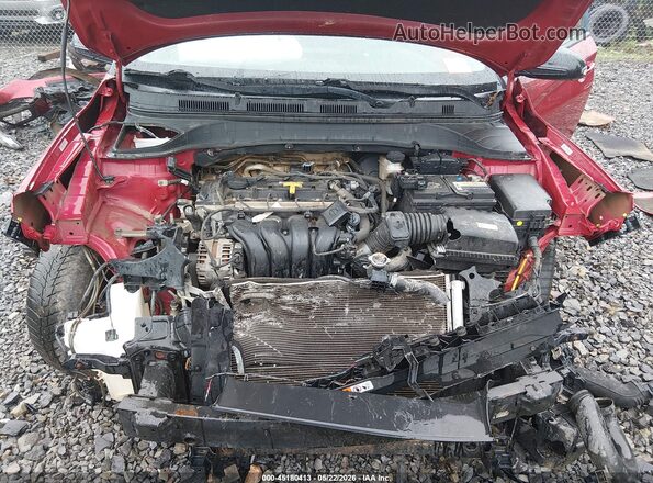 KM8K2CAA2KU348093 2019 HYUNDAI KONA Red Widok z tyłu