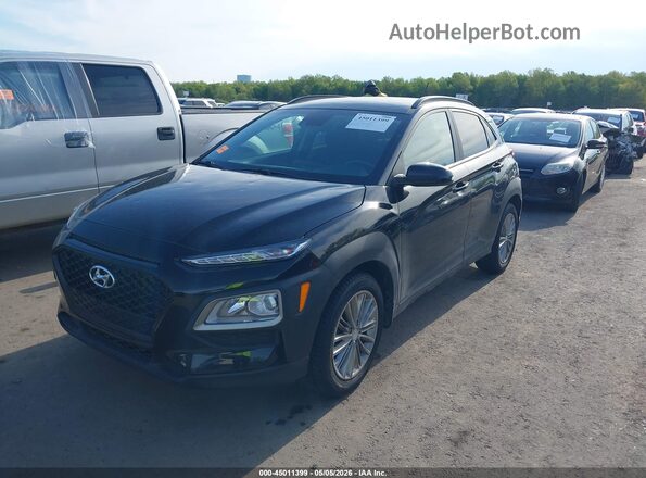 KM8K2CAA2MU598906 2021 HYUNDAI KONA Black Vista tres cuartos delantera izquierda