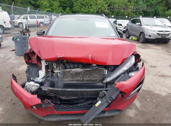 KM8K2CAA3JU072182 2018 HYUNDAI KONA Красный Вид панели приборов