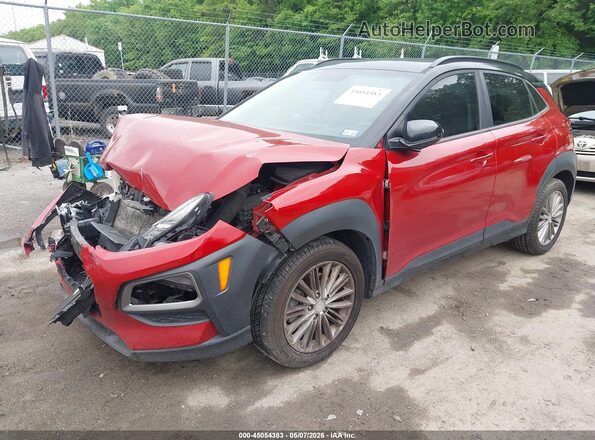 KM8K2CAA3JU072182 2018 HYUNDAI KONA Красный Передняя левая четверть
