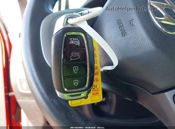 KM8K2CAAXKU358029 2019 HYUNDAI KONA Orange Вид панелі приладів