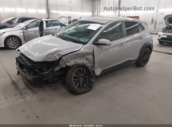 KM8K2CAB2NU754470 2022 HYUNDAI KONA Gray წინა მარცხენა ხედი სამი მეოთხედიდან