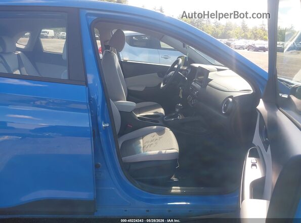 KM8K2CAB4PU951708 2023 HYUNDAI KONA Синий Вид салона спереди