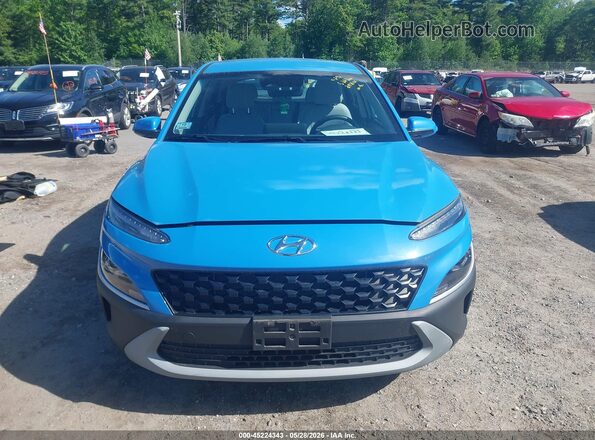 KM8K2CAB4PU951708 2023 HYUNDAI KONA Синий Вид щитка приборов