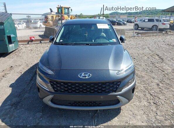 KM8K2CAB6NU789366 2022 HYUNDAI KONA Gray Dashboard view