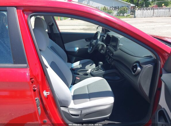 KM8K2CAB9NU832758 2022 HYUNDAI KONA Red წინა სალონის ხედი
