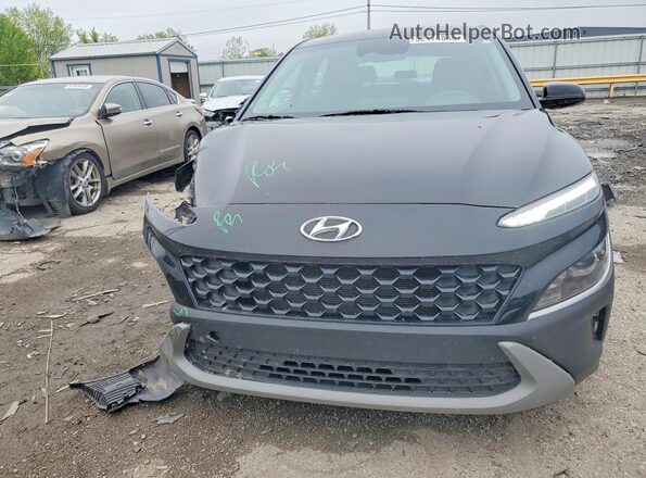 KM8K2CABXNU870841 2022 HYUNDAI KONA Black Դիմացի տեսք