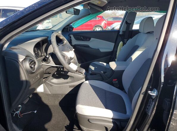 KM8K2CABXPU995938 2023 HYUNDAI KONA Black Widok wnętrza z przodu