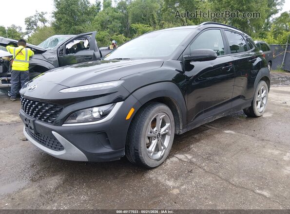 KM8K32ABXNU789684 2022 HYUNDAI KONA Черный Передняя левая четверть