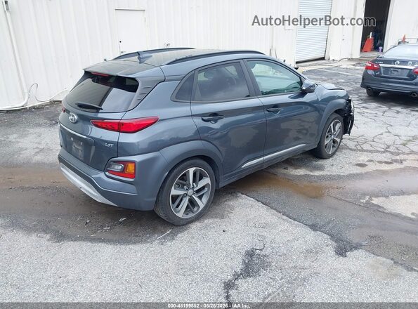 KM8K33A50MU708240 2021 HYUNDAI KONA Gray Задня права чверть