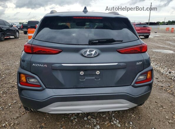 KM8K33A52LU457638 2020 HYUNDAI KONA Gray Rear view