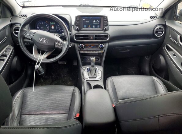 KM8K33A52LU457638 2020 HYUNDAI KONA Gray Dashboard view