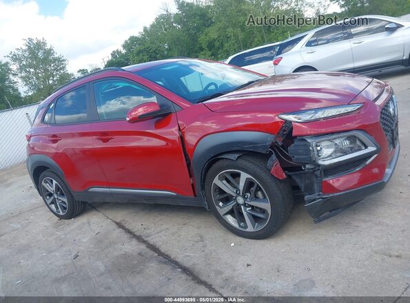 KM8K33A52MU615137 2021 HYUNDAI KONA Red Панорамний вид салону 360°