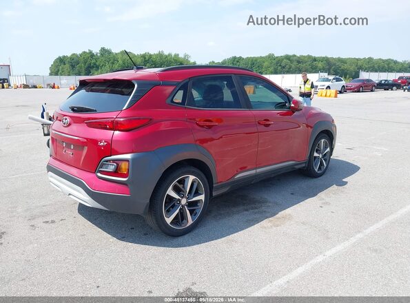 KM8K33A55JU080400 2018 HYUNDAI KONA Красный Задняя правая четверть
