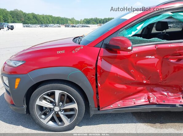 KM8K33A55JU080400 2018 HYUNDAI KONA Красный Вид спереди