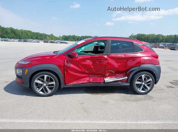 KM8K33A55JU080400 2018 HYUNDAI KONA Красный Панорамный вид салона 360°