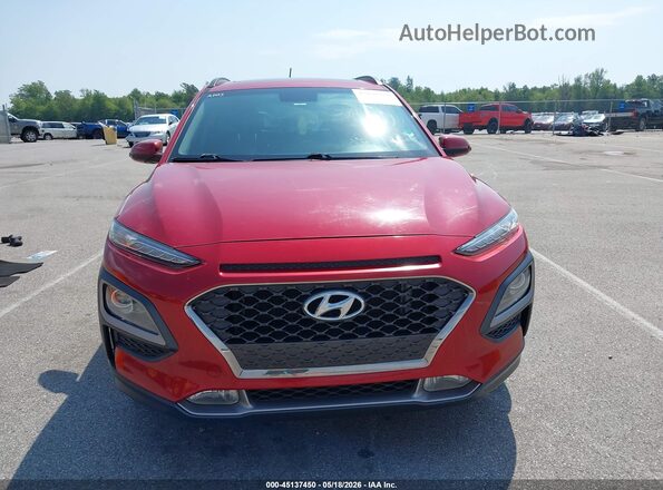 KM8K33A55JU080400 2018 HYUNDAI KONA Красный Вид щитка приборов