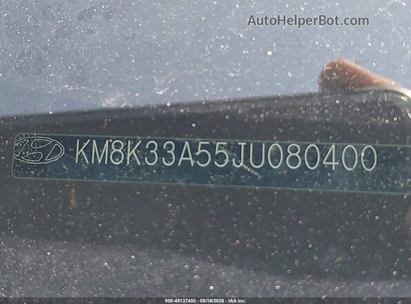 KM8K33A55JU080400 2018 HYUNDAI KONA Красный Вид подкапотного пространства